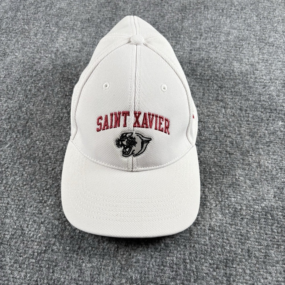 Under Armour Saint Xavier Panthers Hat Men's XL White Athletic Sports‎ Preppy